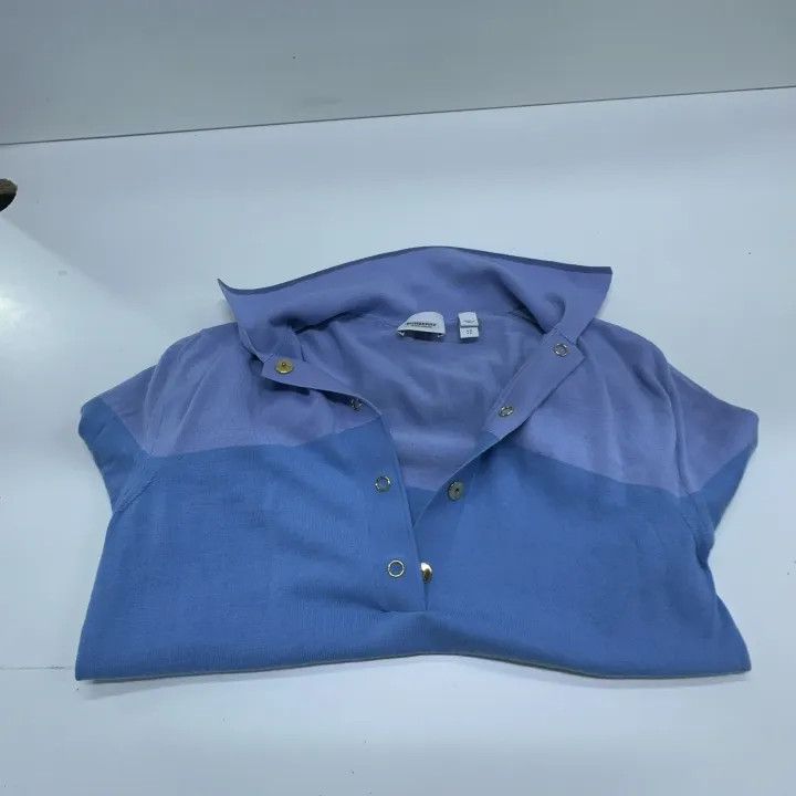 Burberry Burberry Color Block Long Sleeve Polo Shirt 0079 Size XS / US 0-2 / IT 36-38 - 7 Thumbnail