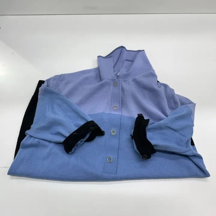 Burberry Burberry Color Block Long Sleeve Polo Shirt 0079 Size XS / US 0-2 / IT 36-38 - 8 Thumbnail