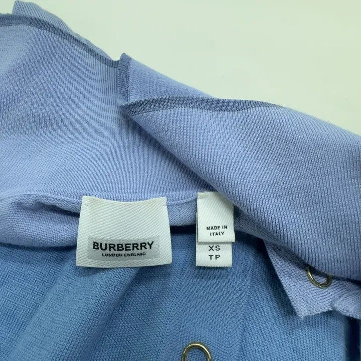 Burberry Burberry Color Block Long Sleeve Polo Shirt 0079 Size XS / US 0-2 / IT 36-38 - 6 Thumbnail