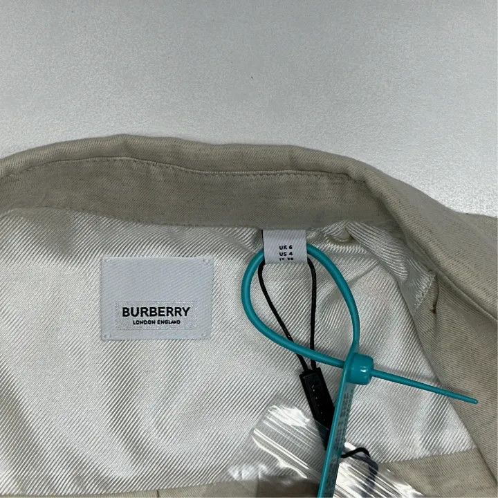 Burberry Burberry SS21 Cotton-Linen Loose Long Sleeve Shirt 0079 Size S / US 4 / IT 40 - 3 Thumbnail