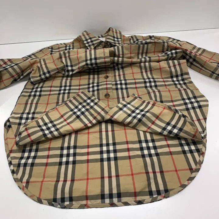 Burberry Burberry Plaid Long Sleeve Shirt for Women 0079 Size S / US 4 / IT 40 - 7 Thumbnail