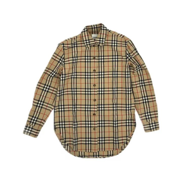 Burberry Burberry Plaid Long Sleeve Shirt for Women 0079 Size S / US 4 / IT 40 - 2 Thumbnail