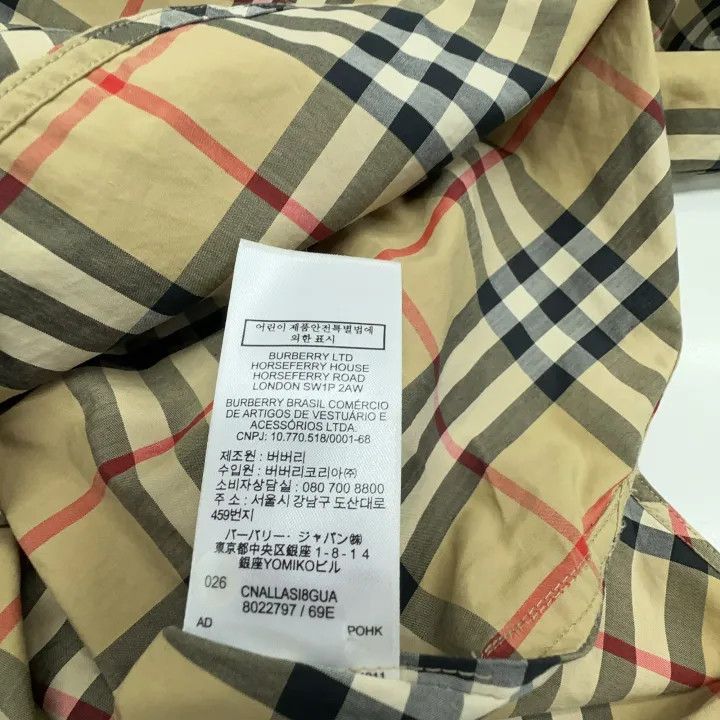 Burberry Burberry Plaid Long Sleeve Shirt for Women 0079 Size S / US 4 / IT 40 - 5 Thumbnail