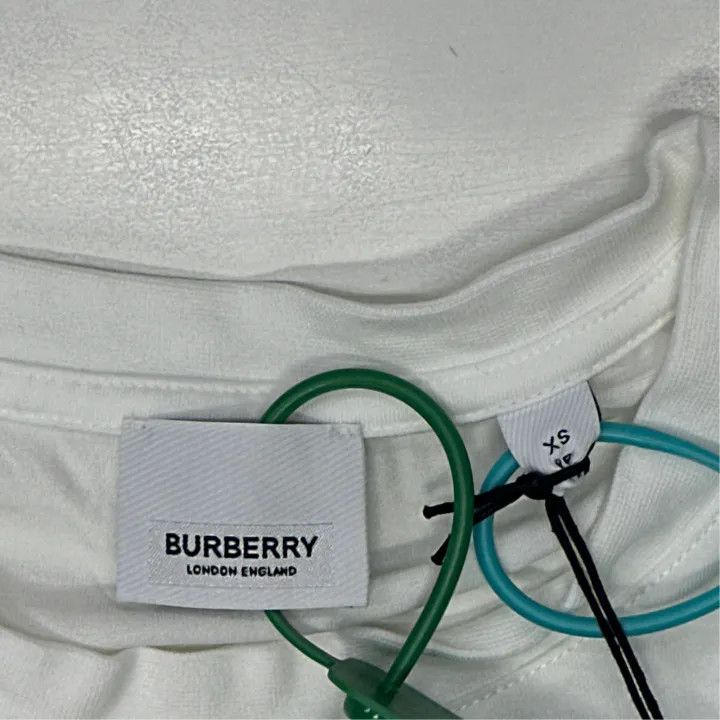 Burberry Burberry Women's Checked Paneled T-Shirt 0079 Size XS / US 0-2 / IT 36-38 - 2 Thumbnail