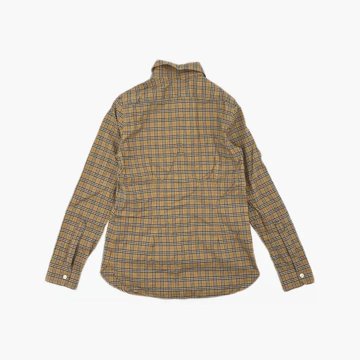 Burberry Burberry Classic Checked Long Sleeve Shirt 0079 Size S / US 4 / IT 40 - 3 Thumbnail