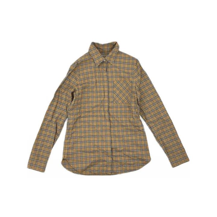 Burberry Burberry Classic Checked Long Sleeve Shirt 0079 Size S / US 4 / IT 40 - 2 Thumbnail