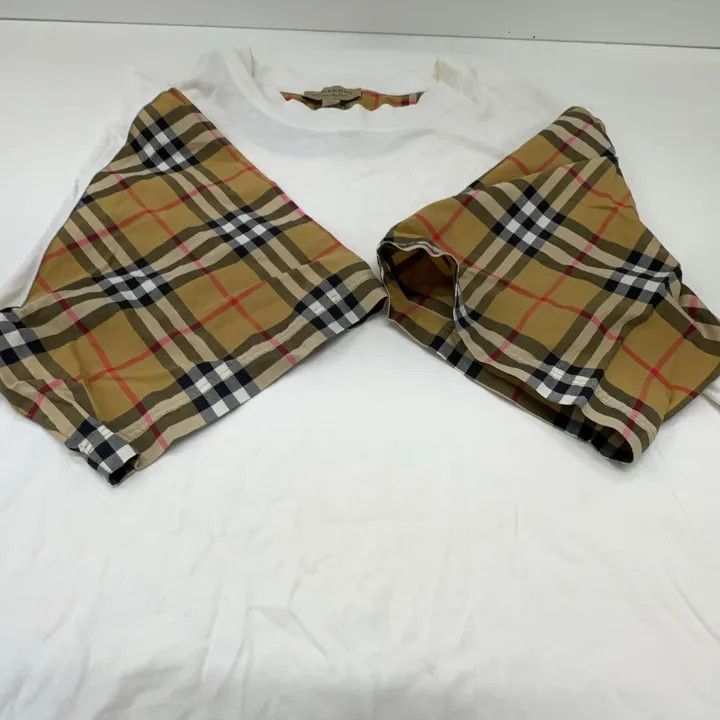 Burberry Burberry Plaid Print Short Sleeve T-Shirt 0079 Size M / US 6-8 / IT 42-44 - 10 Thumbnail