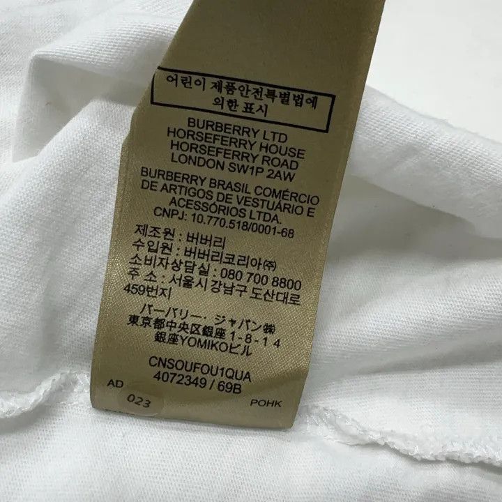 Burberry Burberry Plaid Print Short Sleeve T-Shirt 0079 Size M / US 6-8 / IT 42-44 - 4 Thumbnail