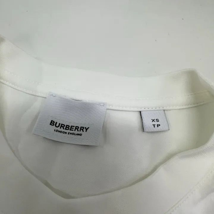 Burberry Burberry Cotton Loose T-Shirt with Check Pocket 0079 Size XS / US 0-2 / IT 36-38 - 5 Thumbnail