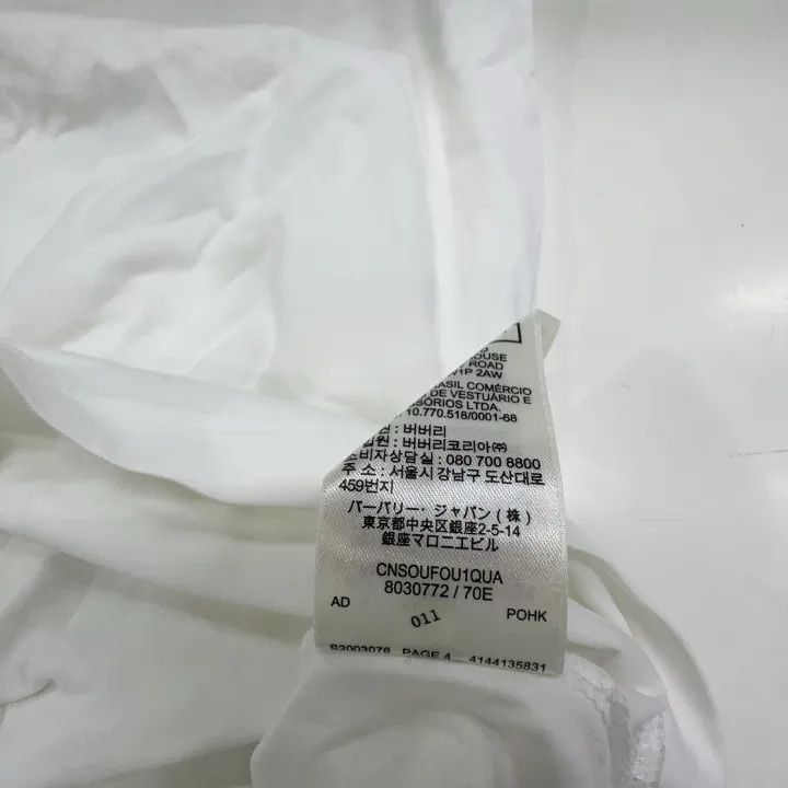 Burberry Burberry Comfortable Casual Soft Round Neck T-Shirt 0079 Size S / US 4 / IT 40 - 4 Thumbnail