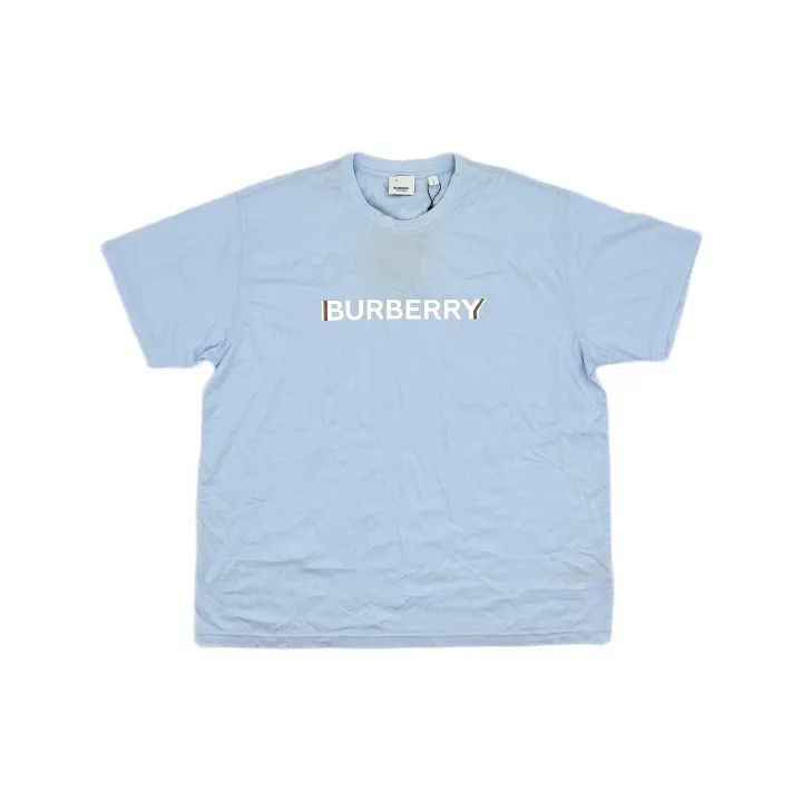 Burberry Burberry SS22 Logo Print Casual T-Shirt 0079 Size L / US 10 / IT 46 - 2 Thumbnail