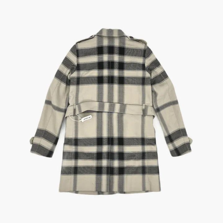 Burberry Burberry Stylish Plaid Belted Jacket 0079 Size S / US 4 / IT 40 - 3 Thumbnail