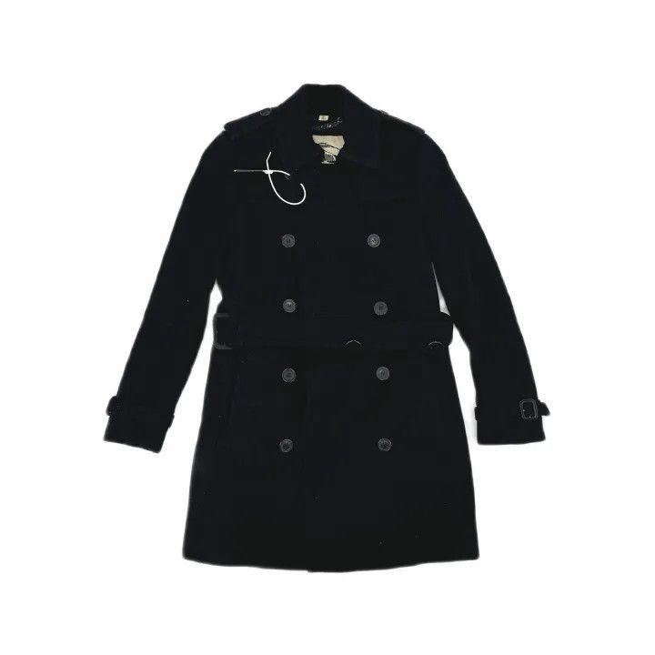 Burberry Burberry Double-Breasted Belted Coat for Women 0079 Size S / US 4 / IT 40 - 2 Thumbnail
