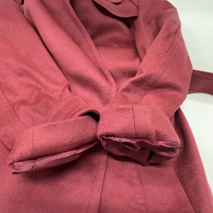 Burberry Burberry Dusty Peony Rose Wool Coat 0079 Size S / US 4 / IT 40 - 10 Thumbnail
