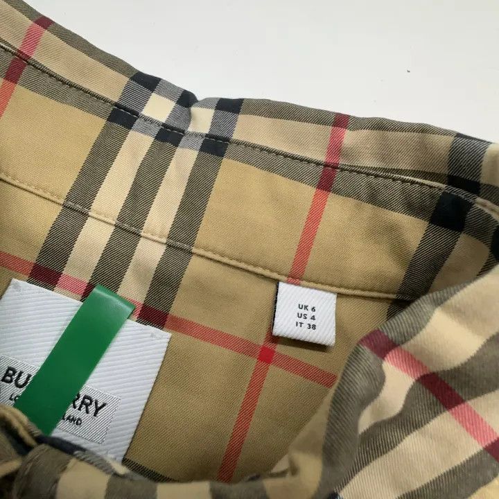 Burberry Burberry Plaid Long Sleeve Cotton Shirt 0079 Size S / US 4 / IT 40 - 5 Thumbnail