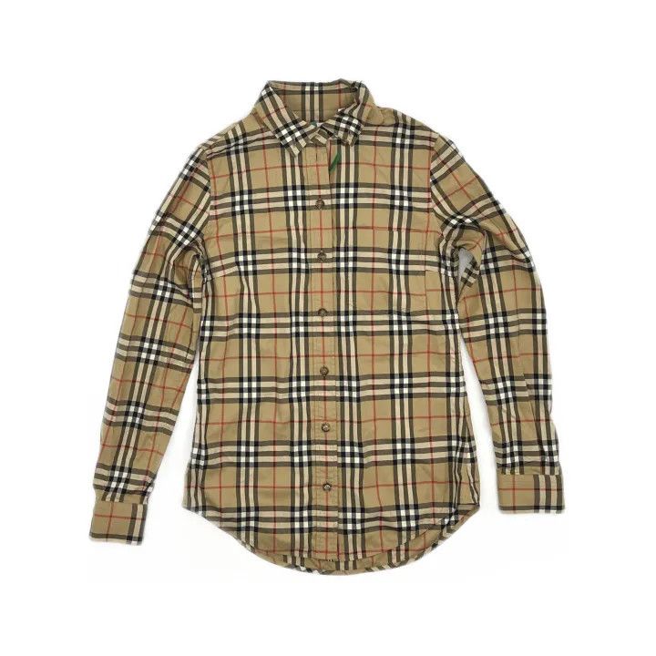 Burberry Burberry Plaid Long Sleeve Cotton Shirt 0079 Size S / US 4 / IT 40 - 2 Thumbnail