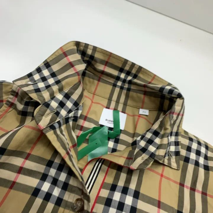 Burberry Burberry Plaid Long Sleeve Cotton Shirt 0079 Size S / US 4 / IT 40 - 6 Thumbnail