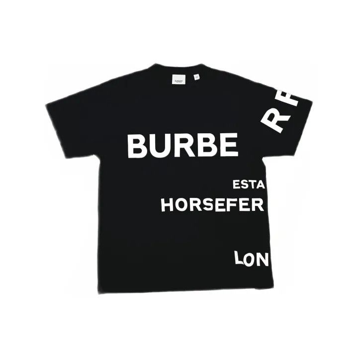 Burberry Burberry Logo Graphic Oversized T-Shirt for Women 0079 Size XS / US 0-2 / IT 36-38 - 2 Thumbnail