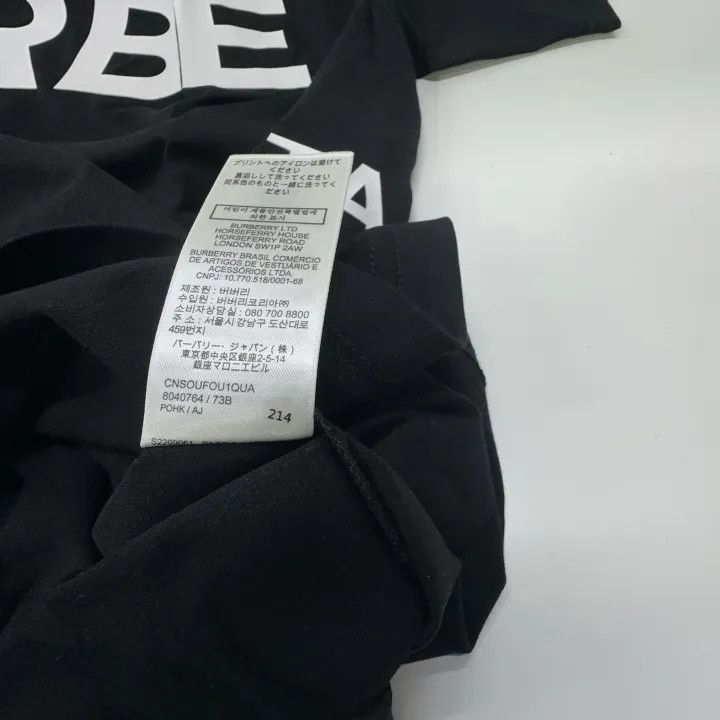Burberry Burberry Logo Graphic Oversized T-Shirt for Women 0079 Size XS / US 0-2 / IT 36-38 - 4 Thumbnail