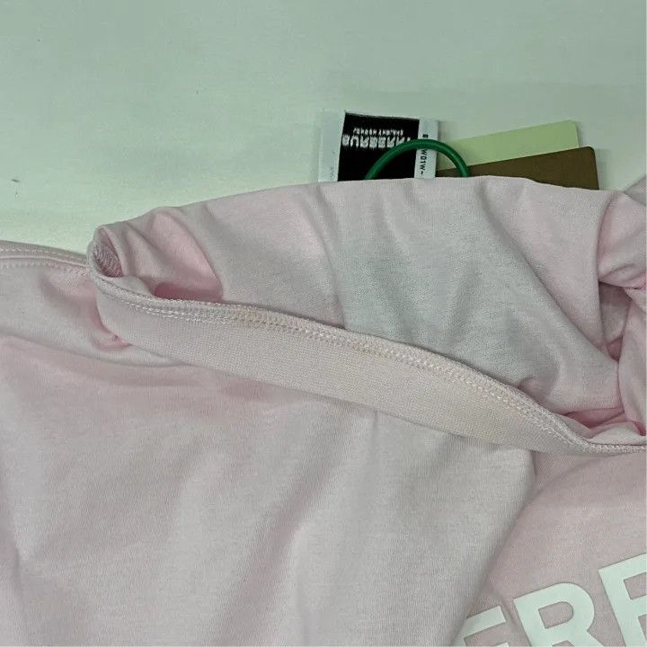 Burberry Burberry SS22 Logo Print Pink T-Shirt 0079 Size M / US 6-8 / IT 42-44 - 4 Thumbnail