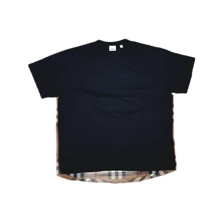 Burberry Burberry Black Cotton Oversized T-Shirt for Women 0079 Size M / US 6-8 / IT 42-44 - 2 Thumbnail