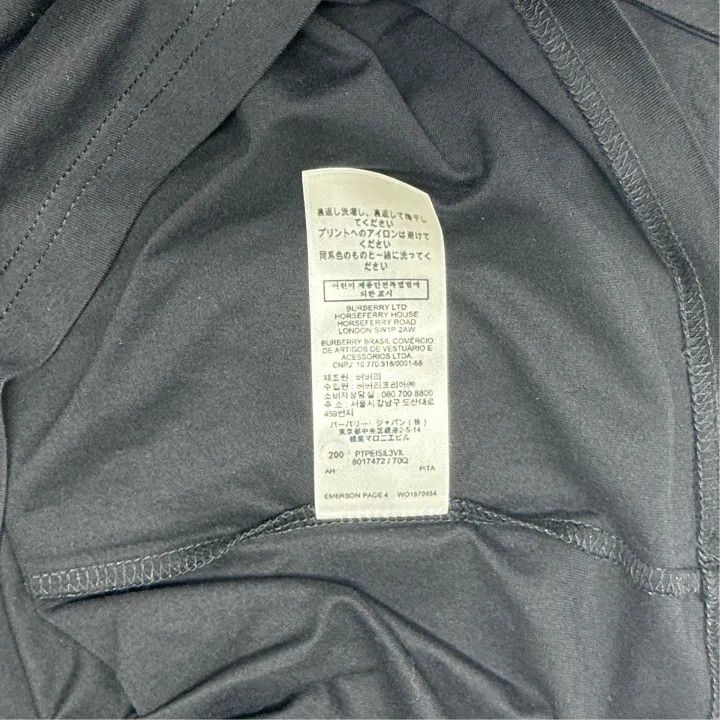 Burberry Burberry Monogram Motif Oversized T-shirt 0079 Size XXS / US 00 / IT 34 - 3 Thumbnail