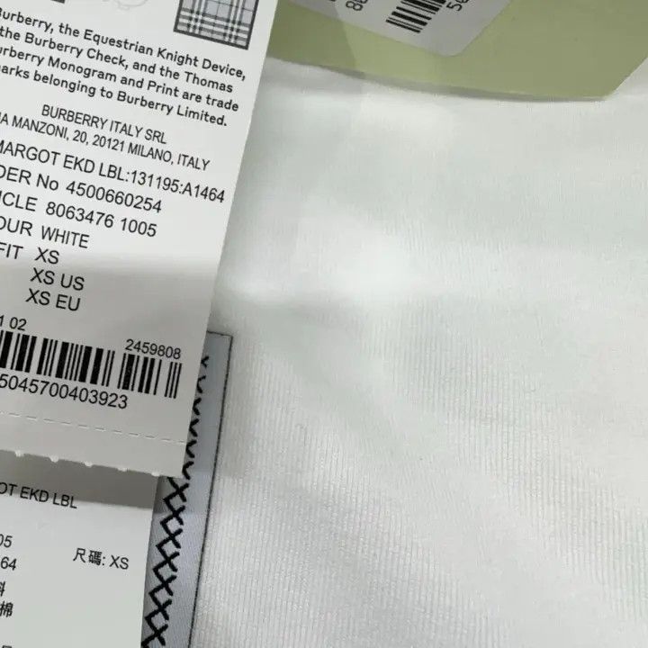 Burberry Burberry Logo Print Short Sleeve T-Shirt 0079 Size XS / US 0-2 / IT 36-38 - 9 Thumbnail