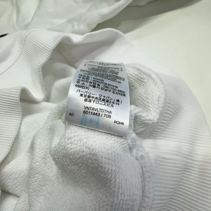 Burberry Burberry Logo Cotton Sweatshirt for Unisex 0079 Size S / US 4 / IT 40 - 6 Thumbnail