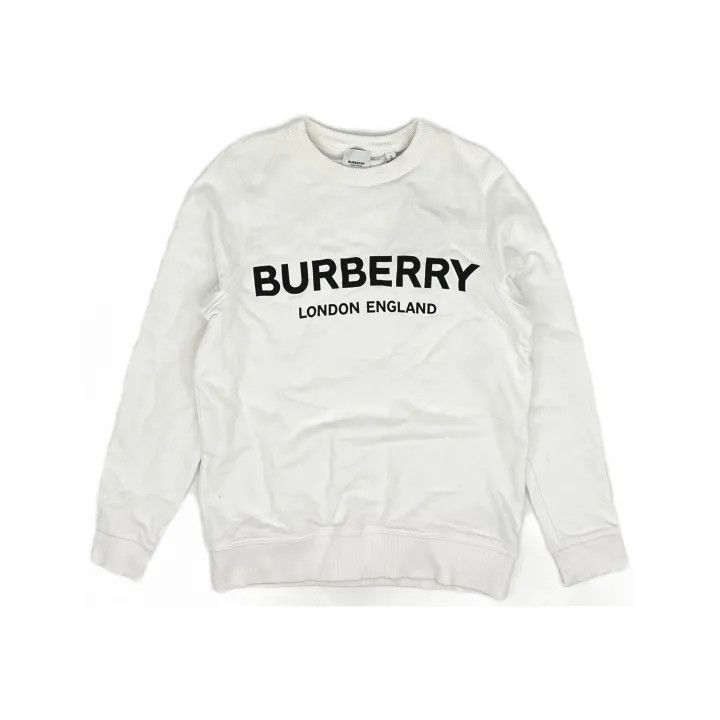 Burberry Burberry Logo Cotton Sweatshirt for Unisex 0079 Size S / US 4 / IT 40 - 2 Thumbnail