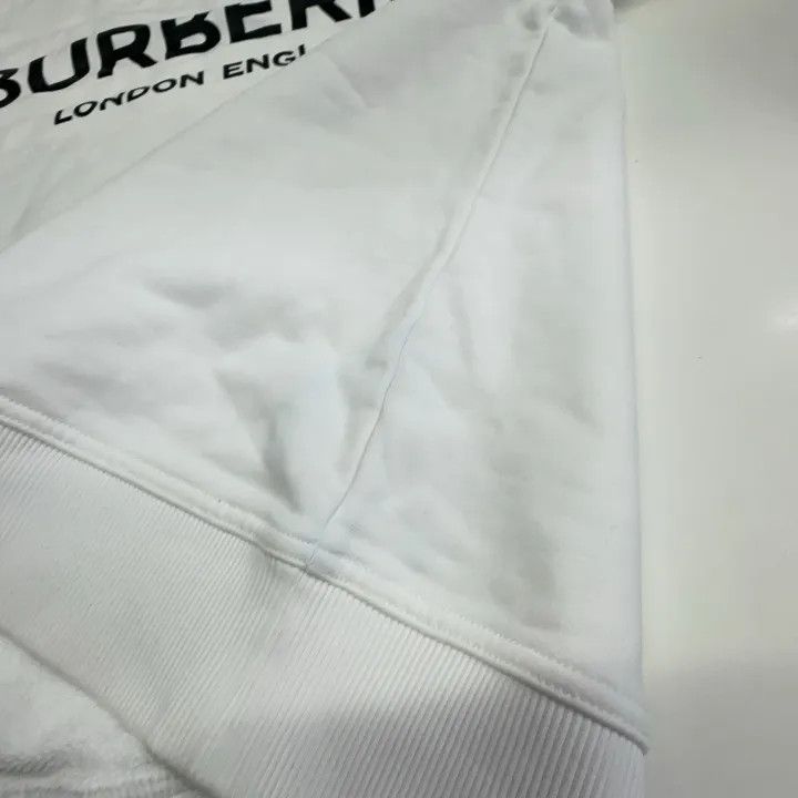 Burberry Burberry Logo Cotton Sweatshirt for Unisex 0079 Size S / US 4 / IT 40 - 7 Thumbnail