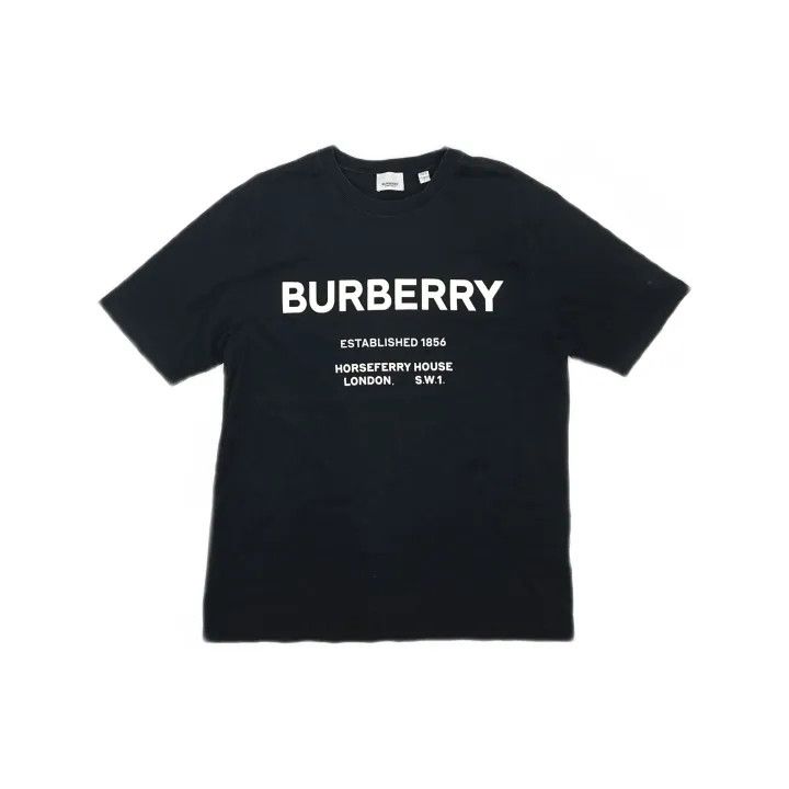 Burberry Burberry Horseferry Graphic Cotton T-Shirt 0079 Size S / US 4 / IT 40 - 2 Thumbnail