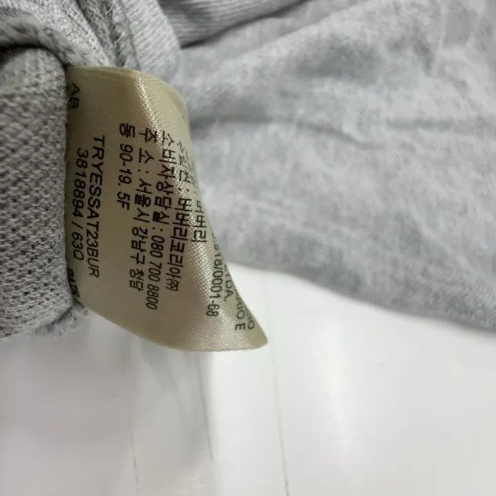 Burberry Burberry Classic Logo Grey Polo Shirt 0079 Size XL / US 12-14 / IT 48-50 - 4 Thumbnail