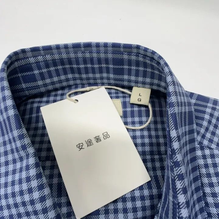 Burberry Burberry Blue Striped Button-Down Long Sleeve Shirt 0079 Size M / US 6-8 / IT 42-44 - 6 Thumbnail