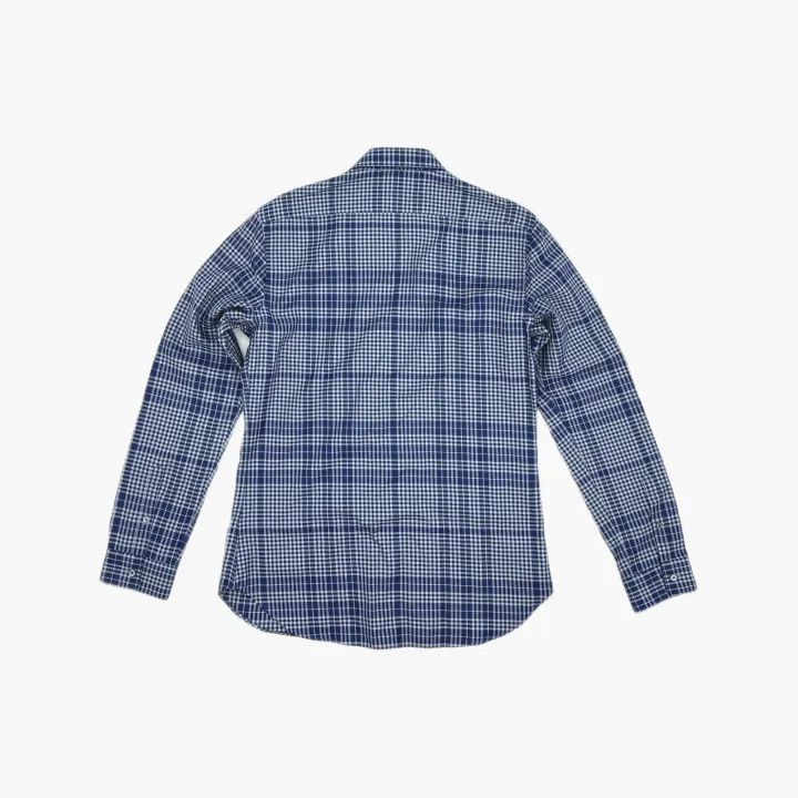 Burberry Burberry Blue Striped Button-Down Long Sleeve Shirt 0079 Size M / US 6-8 / IT 42-44 - 3 Thumbnail