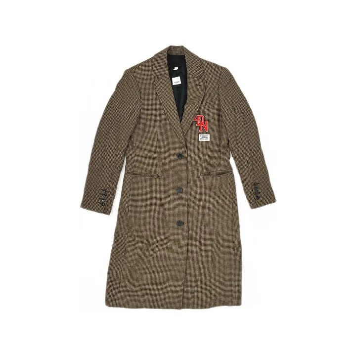 Burberry Burberry Houndstooth Detail Layered Coat 0079 Size M / US 6-8 / IT 42-44 - 2 Thumbnail