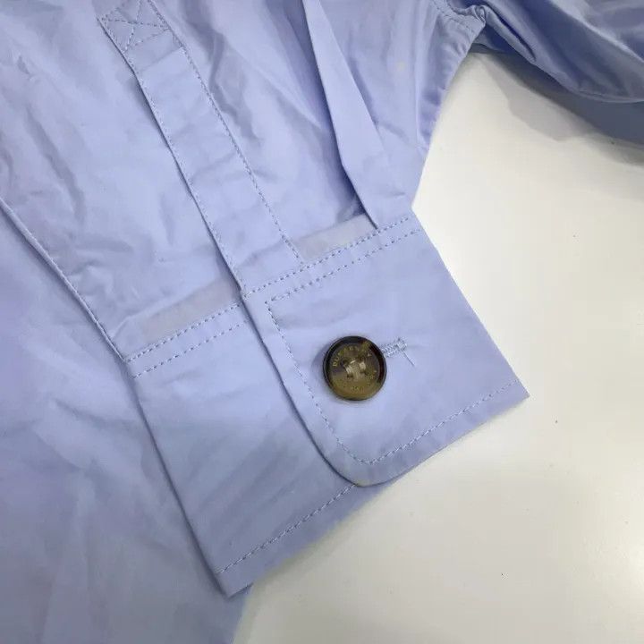 Burberry Burberry Stylish Solid Color Button-Up Shirt 0079 Size S / US 4 / IT 40 - 8 Thumbnail