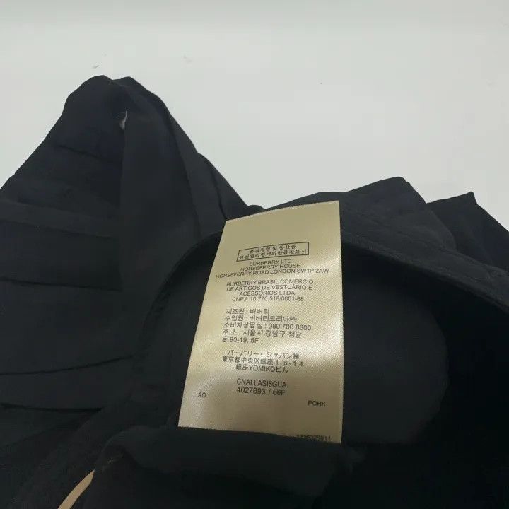 Burberry Burberry Stylish Casual Solid Color Skirt 0079 Size 23" - 4 Thumbnail