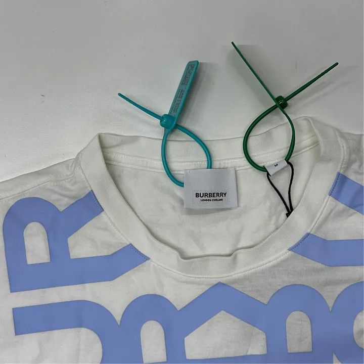 Burberry Burberry Logo Print Loose Short Sleeve T-Shirt 0079 Size M / US 6-8 / IT 42-44 - 4 Thumbnail