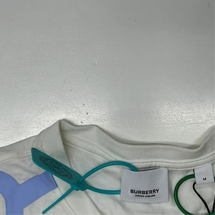 Burberry Burberry Logo Print Loose Short Sleeve T-Shirt 0079 Size M / US 6-8 / IT 42-44 - 2 Thumbnail
