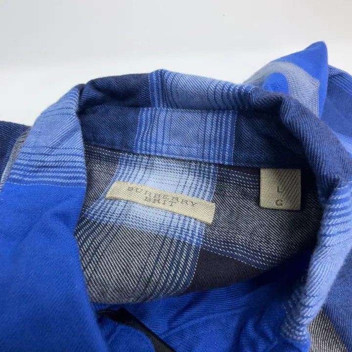 Burberry Burberry Checkered Casual Long Sleeve Shirt 0079 Size M / US 6-8 / IT 42-44 - 4 Thumbnail