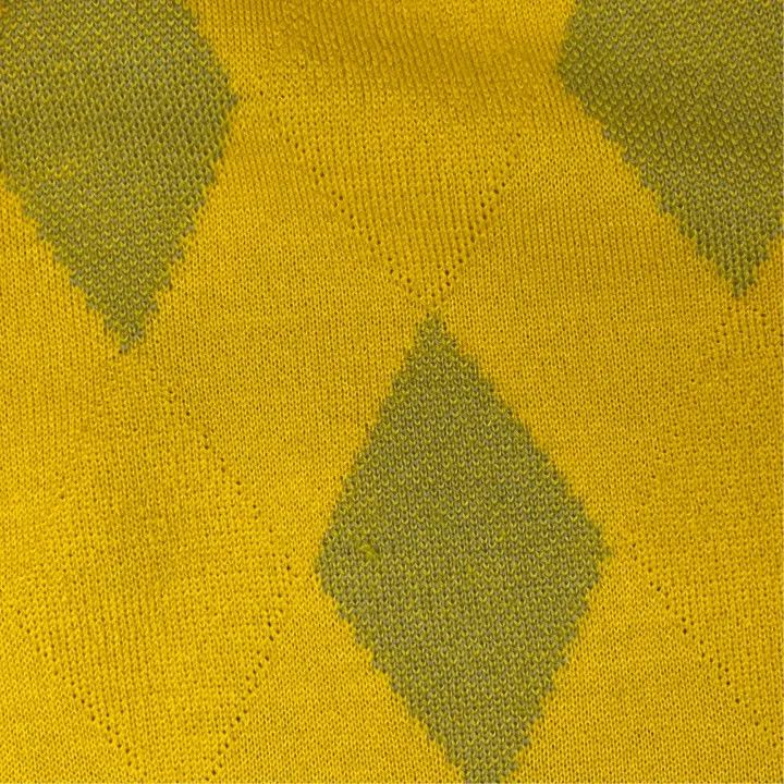 Burberry Burberry Argyle Pattern Knit V-Neck Sweater 0079 Size S / US 4 / IT 40 - 6 Thumbnail