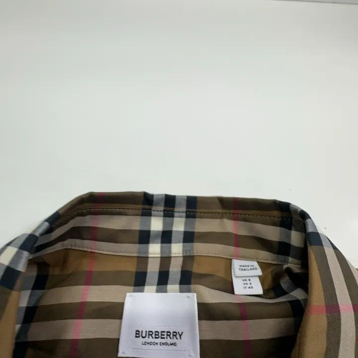 Burberry Burberry Checked Long Sleeve Button-Up Shirt 0079 Size M / US 6-8 / IT 42-44 - 5 Thumbnail