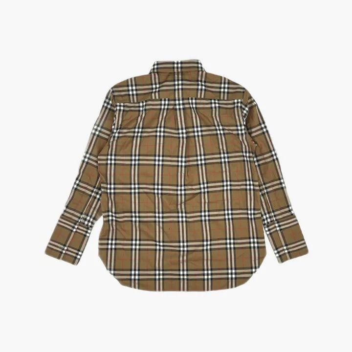 Burberry Burberry Checked Long Sleeve Button-Up Shirt 0079 Size M / US 6-8 / IT 42-44 - 3 Thumbnail