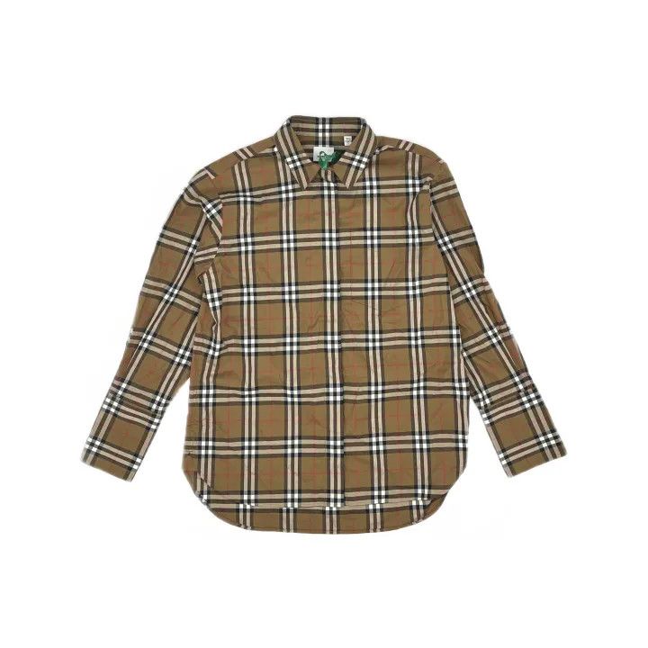 Burberry Burberry Checked Long Sleeve Button-Up Shirt 0079 Size M / US 6-8 / IT 42-44 - 2 Thumbnail