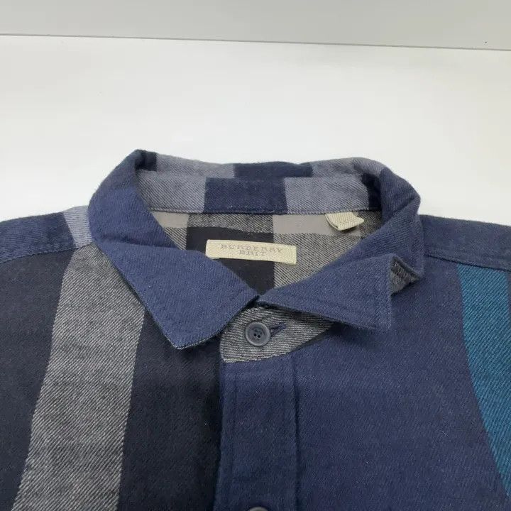 Burberry Burberry Plaid Long Sleeve Shirt 0079 Size XXL / US 16-18 / IT 52-54 - 7 Thumbnail