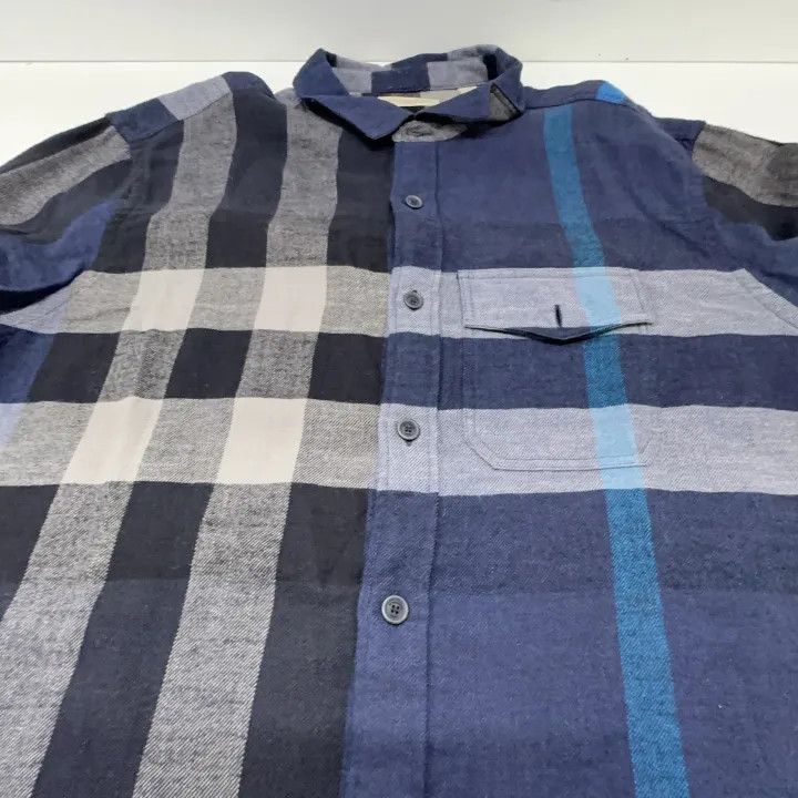 Burberry Burberry Plaid Long Sleeve Shirt 0079 Size XXL / US 16-18 / IT 52-54 - 8 Thumbnail