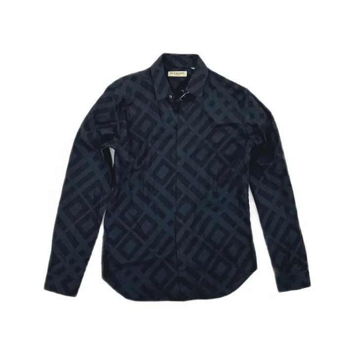 Burberry Burberry Casual Long Sleeve Colorblock Shirt 0079 Size M / US 6-8 / IT 42-44 - 2 Thumbnail