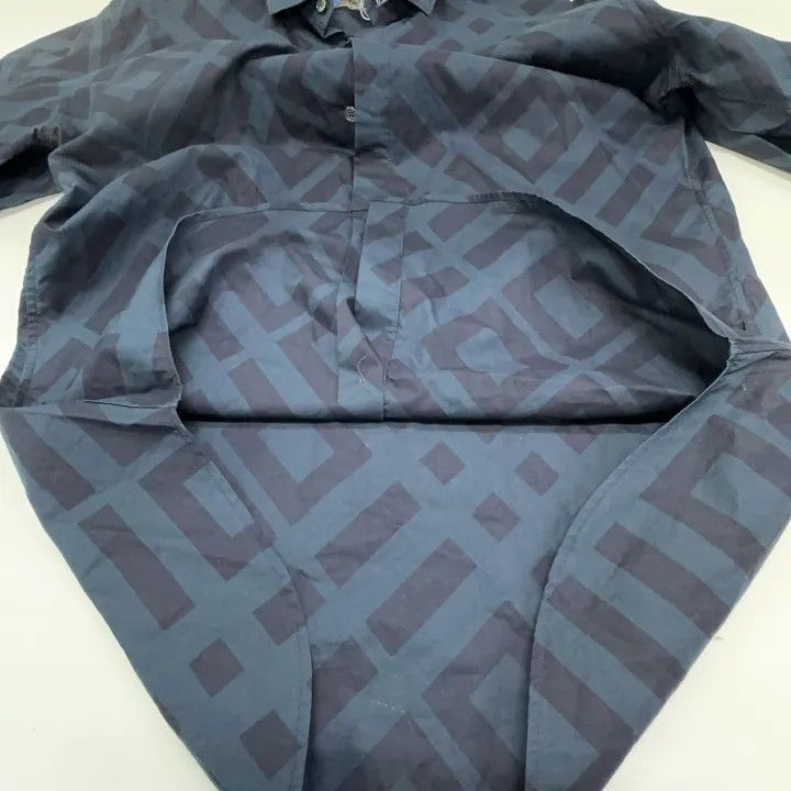 Burberry Burberry Casual Long Sleeve Colorblock Shirt 0079 Size M / US 6-8 / IT 42-44 - 7 Thumbnail