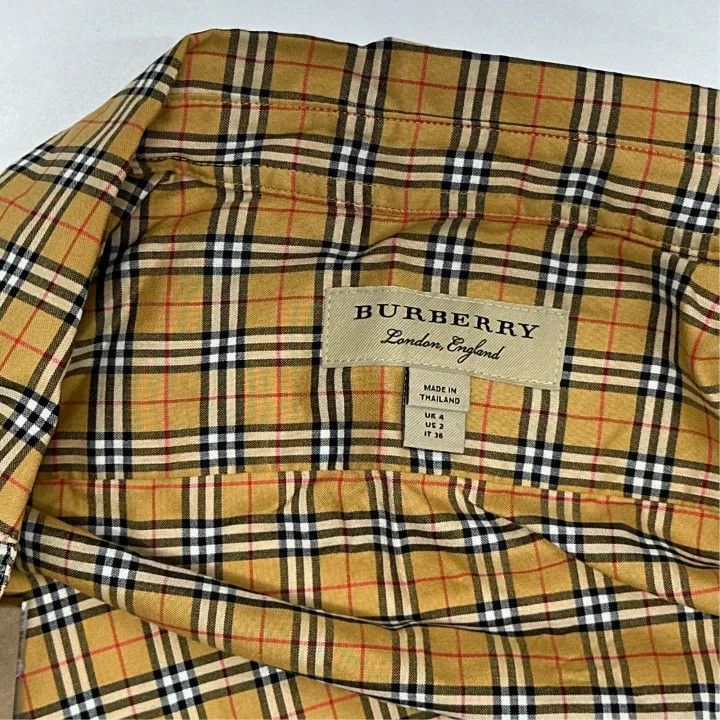 Burberry Burberry Classic Check Long Sleeve Shirt 0079 Size S / US 4 / IT 40 - 2 Thumbnail