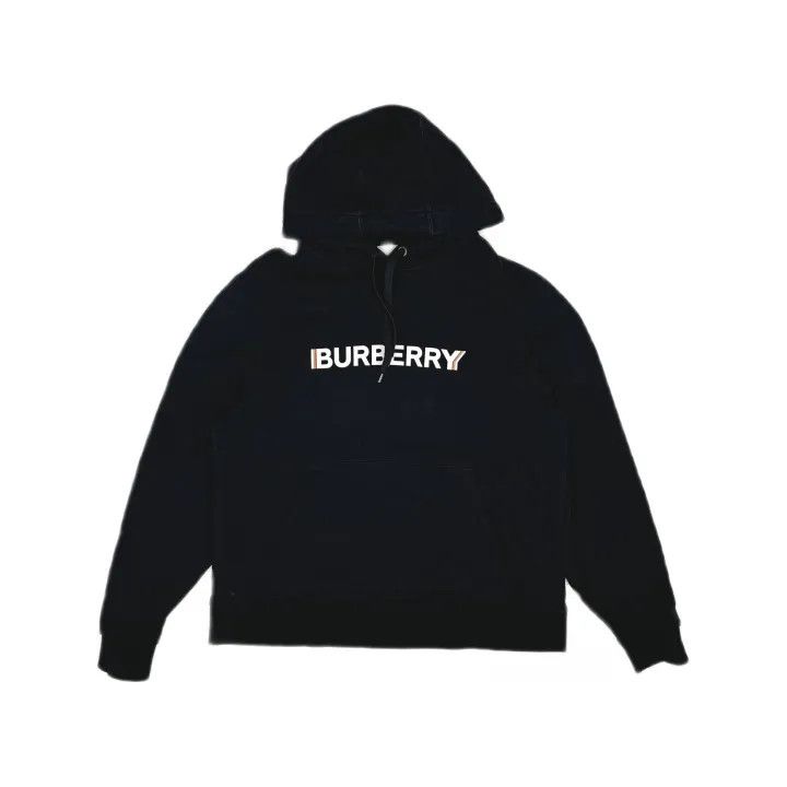 Burberry Burberry Logo Print Hoodie for Women 0079 Size L / US 10 / IT 46 - 2 Thumbnail